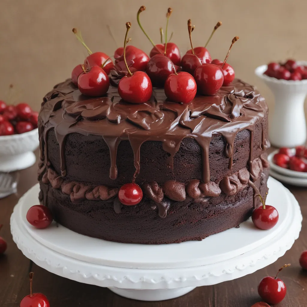 Decadent Chocolate Cherry Cake Recipe
